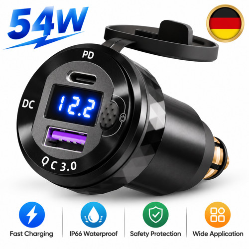 Presa auto doppio usb - doppio,