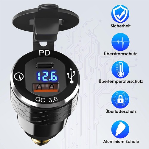 Presa usb 30w din hella - pd,